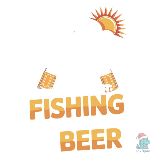 Weekend Forecast Fishing Beer T-shirt - DTF Transfer