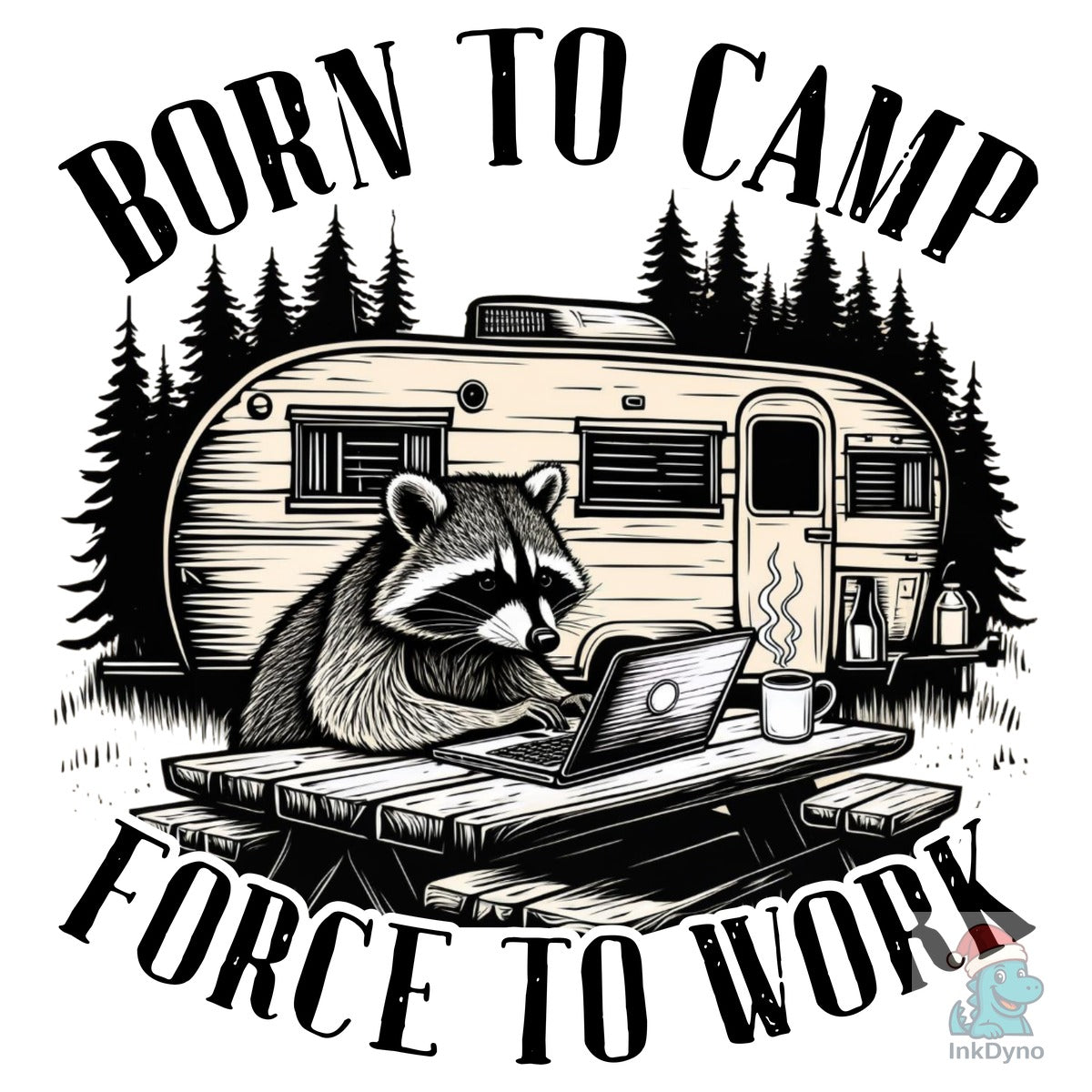 Outdoor Mountain Forest RV Camping