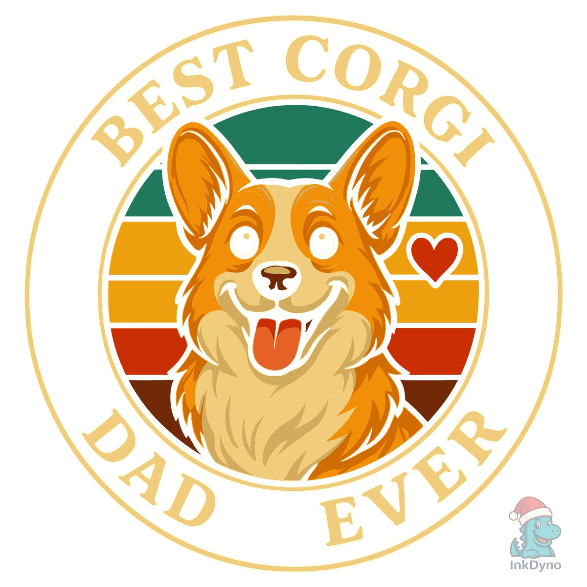 Funny Corgi Dad Gift Idea