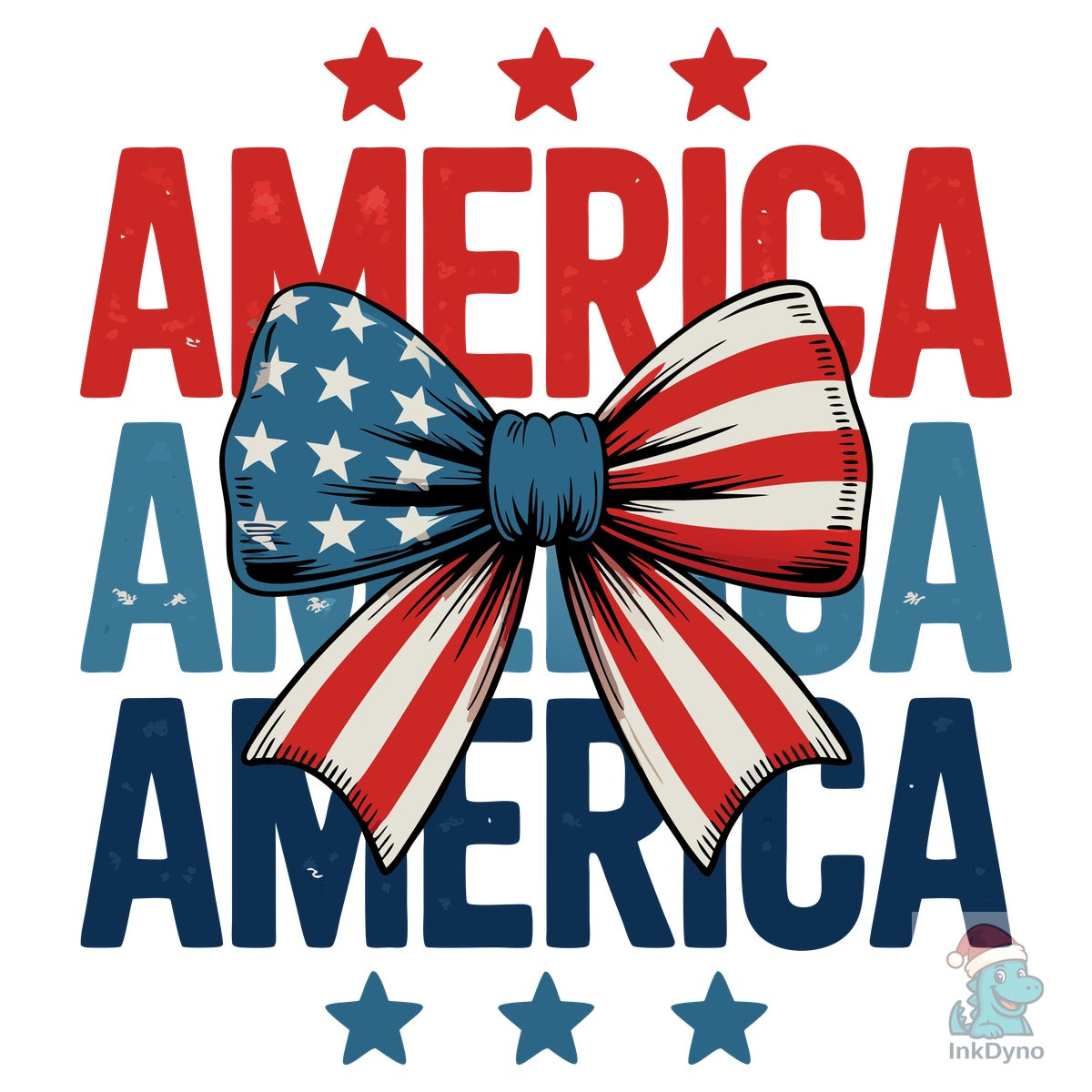 American Patriotic Bow for Independence