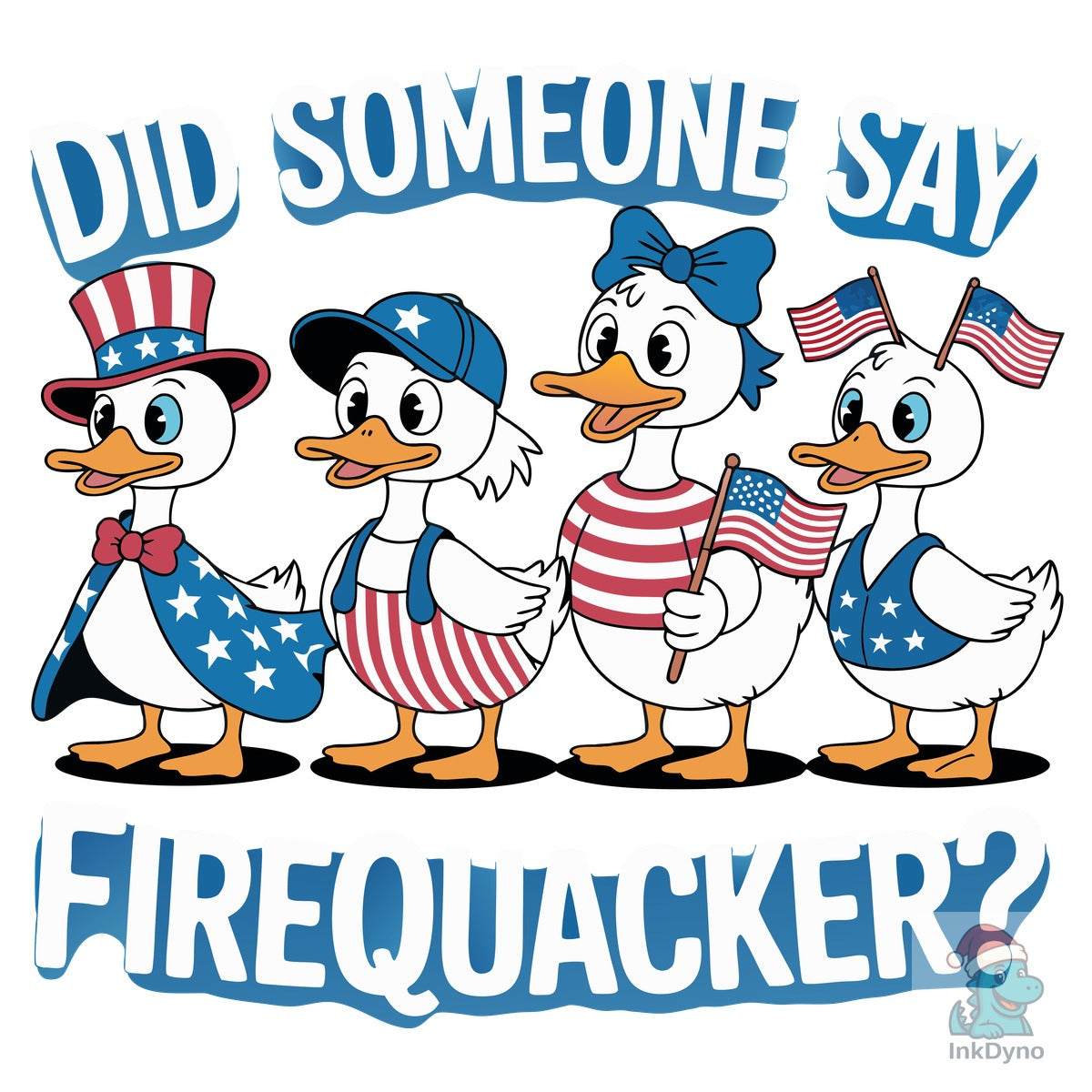 Patriotic Ducks Celebrate Independence