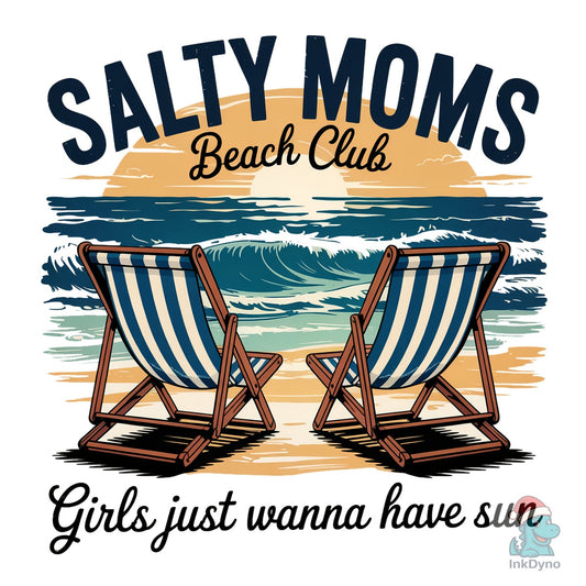 Salty Mom Beach Club - DTF Transfer