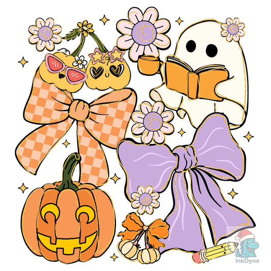 Spooky Teacher Halloween Coquette - DTF Transfer