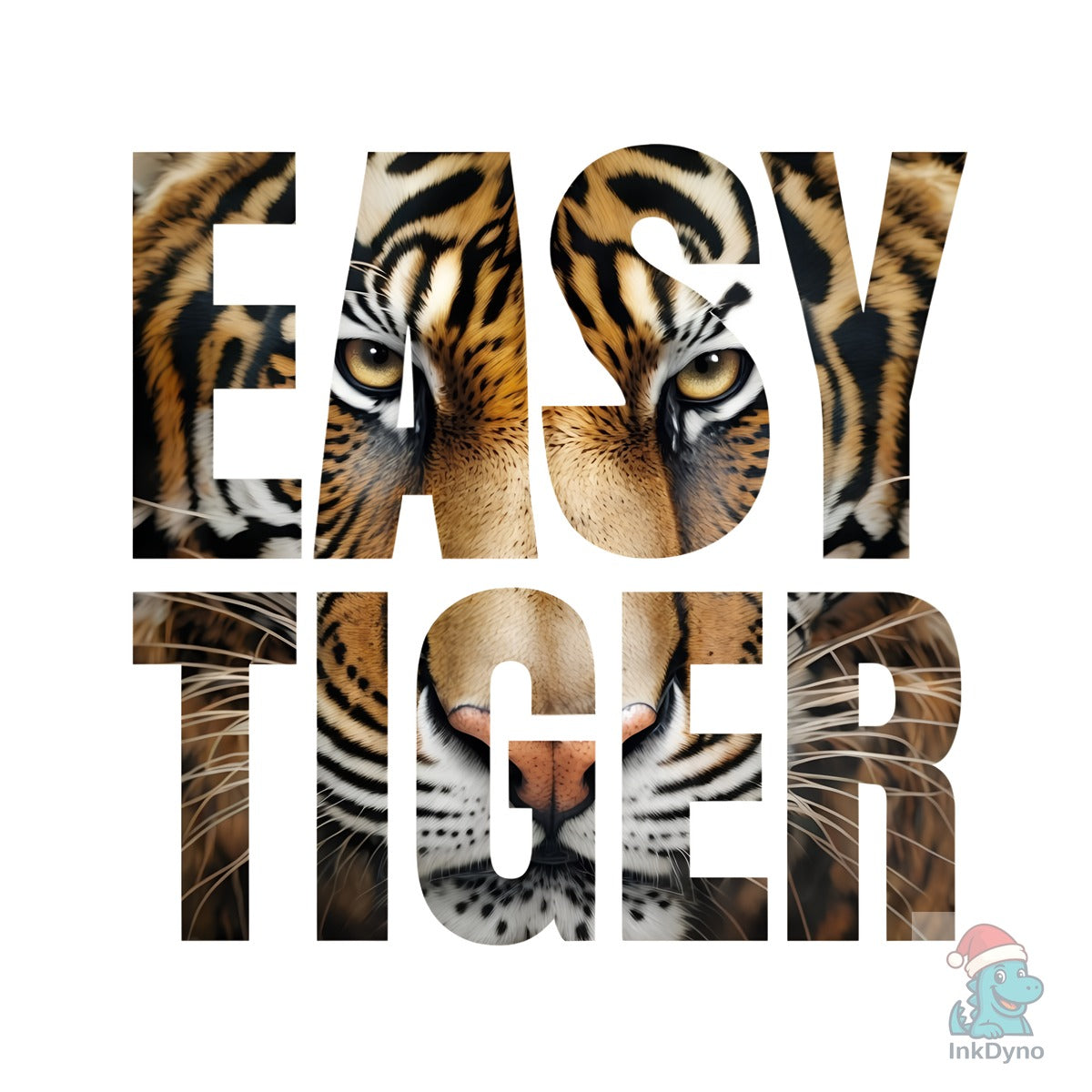 Funny Tiger Trendy Retro T-Shirt Design