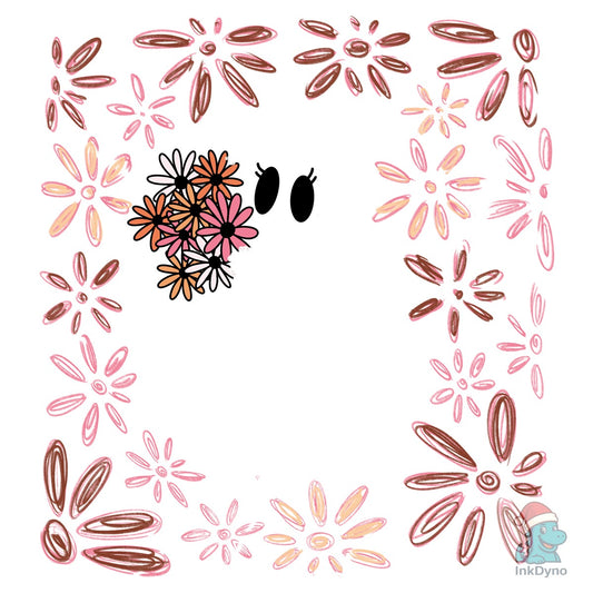 Lace Ghost Floral Heat - DTF Transfer