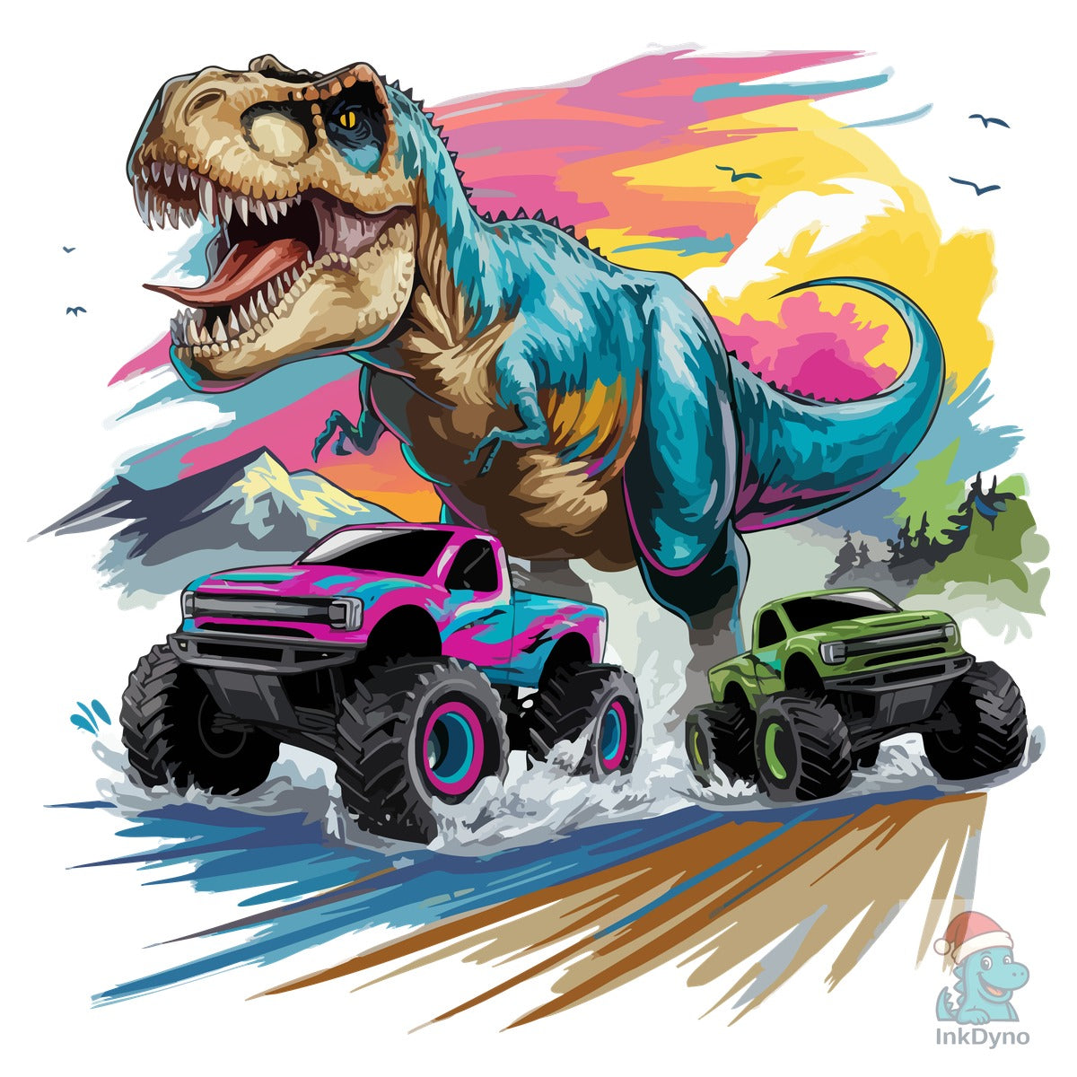 Dino Truck Chase