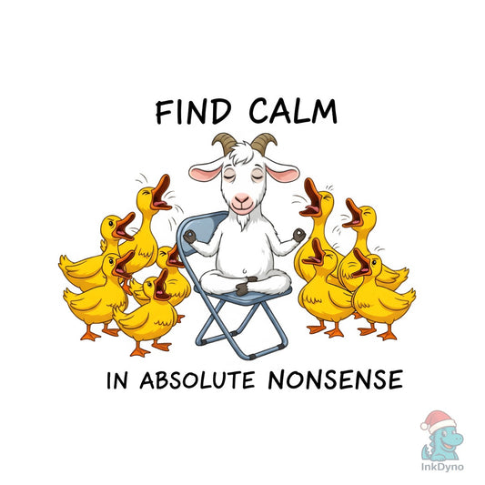 Goat's Nonsensical Meditation - DTF Transfer