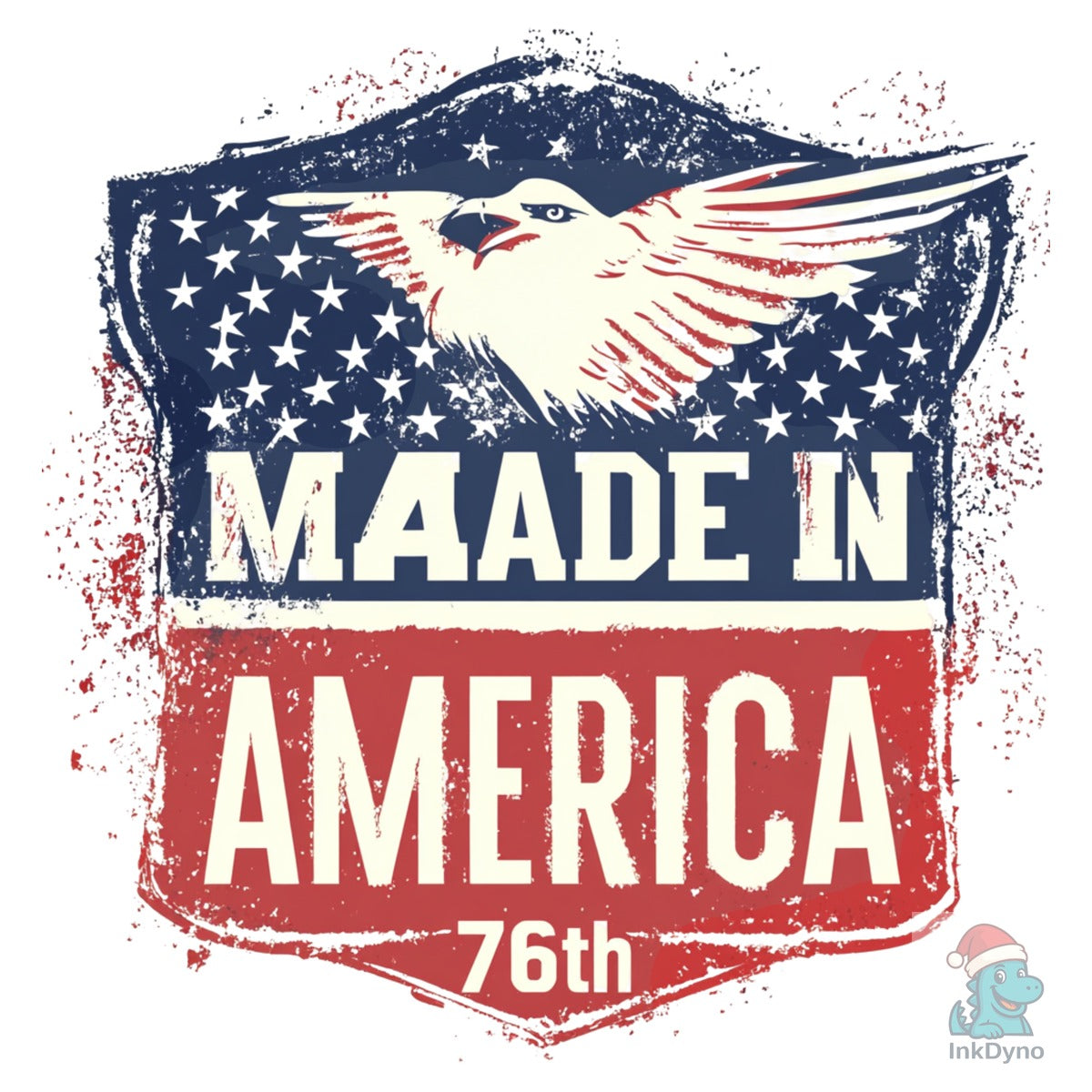 Retro Made in America 1776 Sublimation