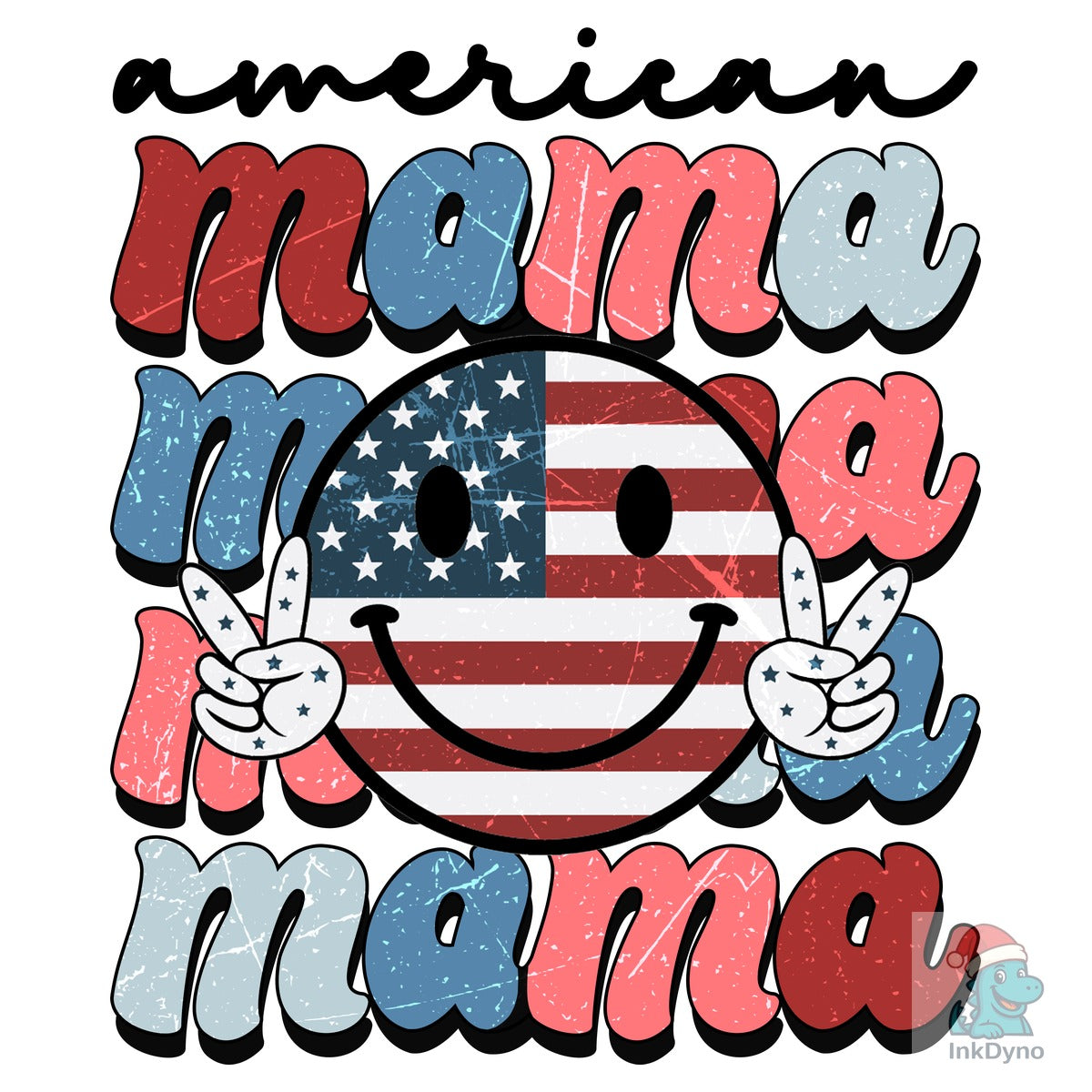 American Mama Mom Patriotic