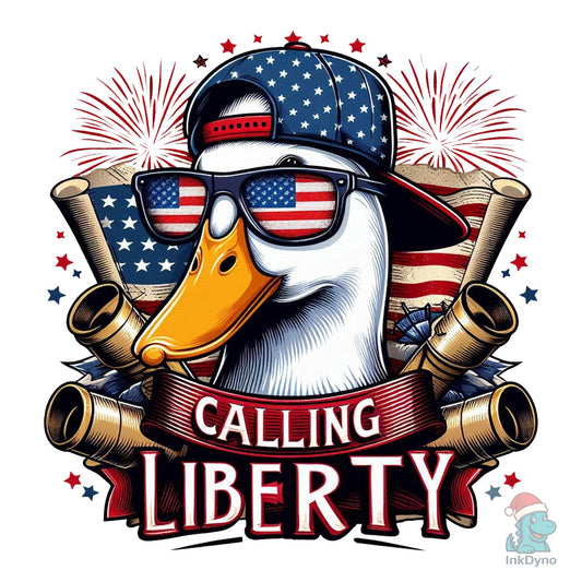 Duck Hunting 4th July Duck Call - DTF Transfer
