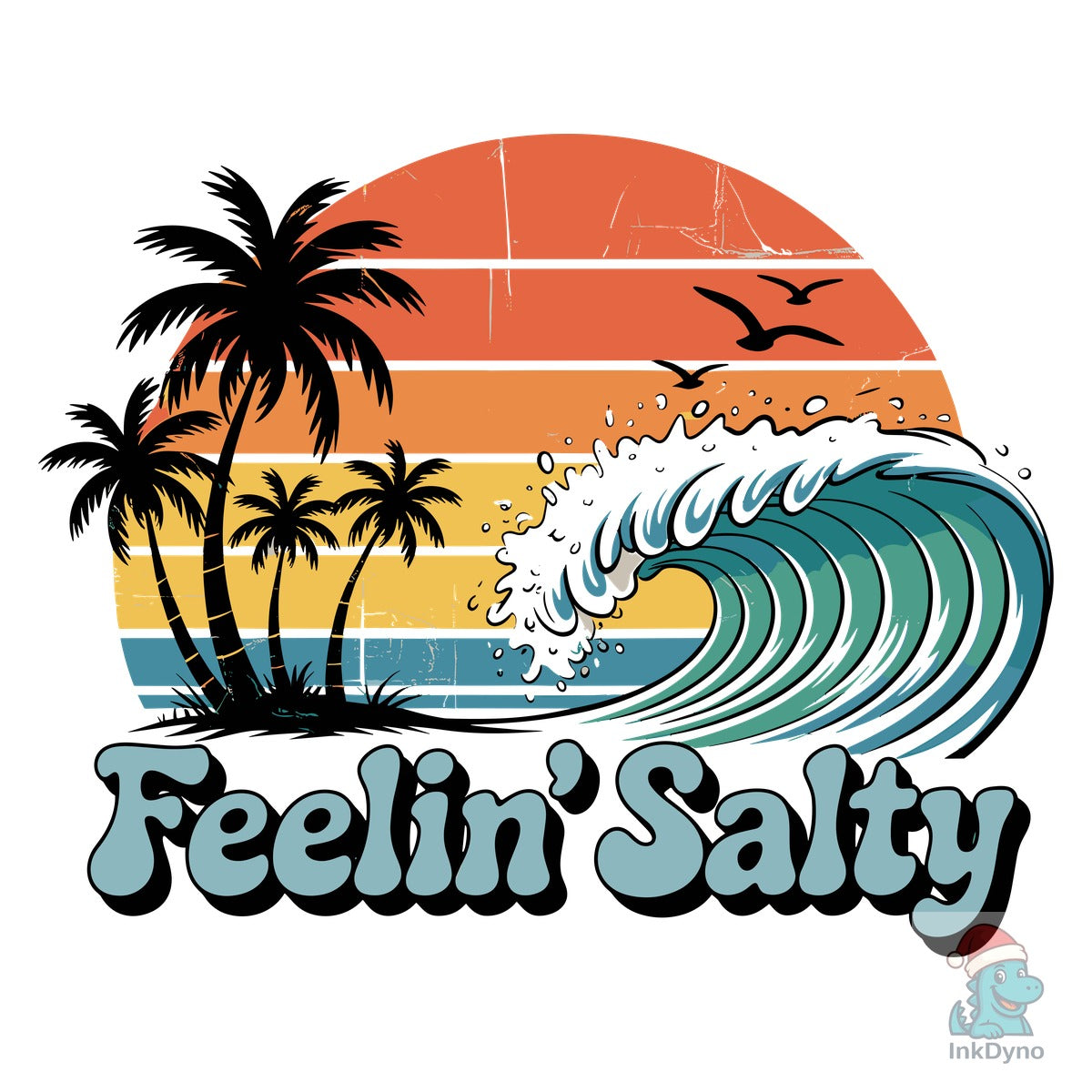 Feelin Salty Beach Summer Life Retro