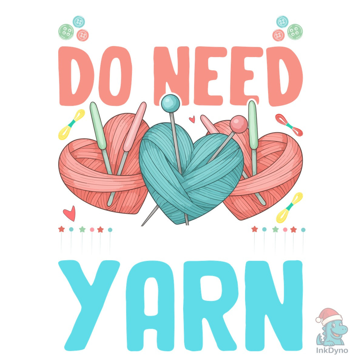 Funny Yarn Hoarder T-Shirt Design