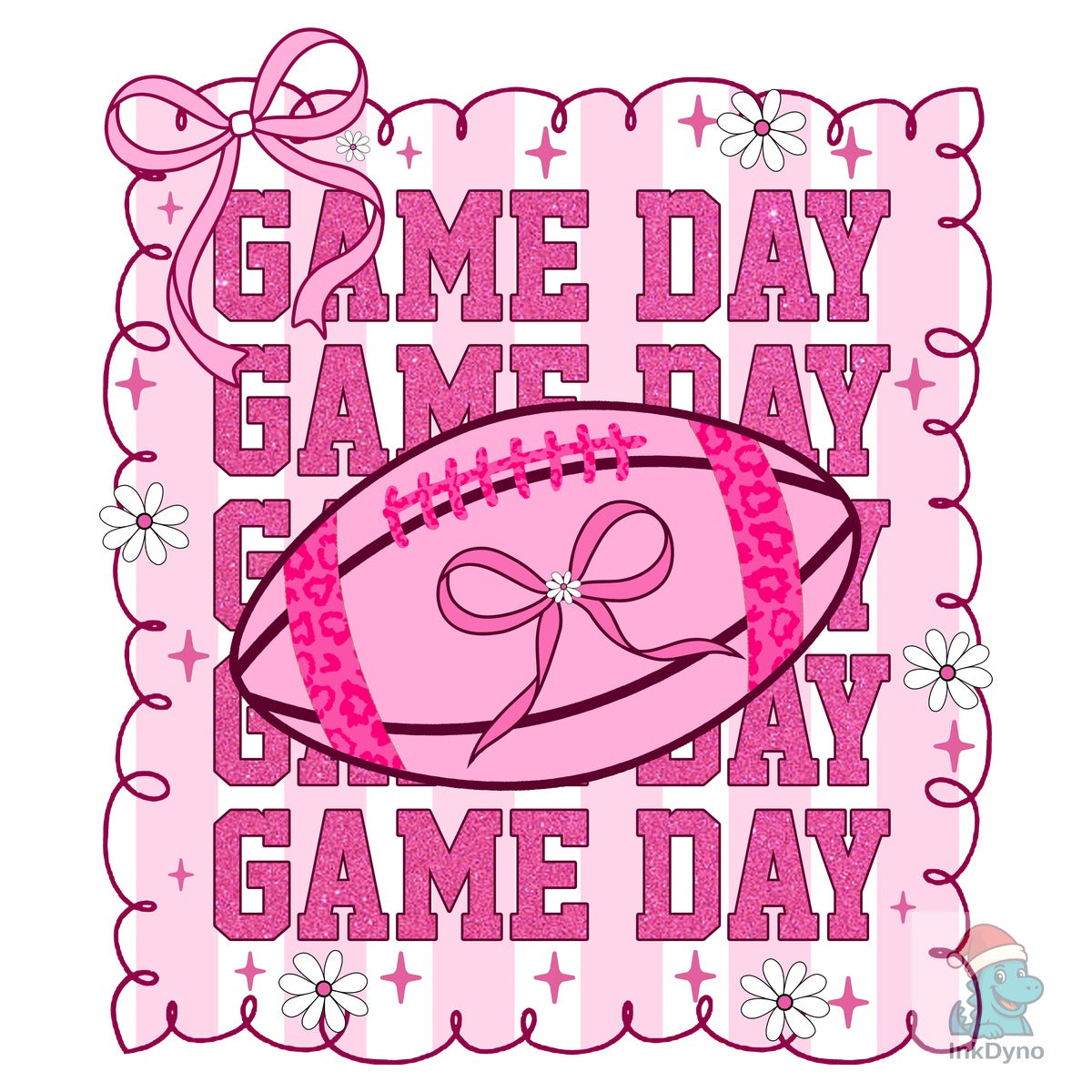 Pink Preppy Game Day Coquette Girly