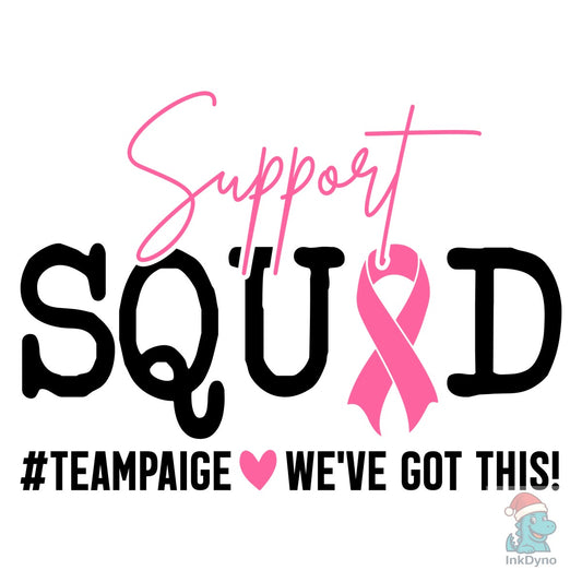 Custom Breast Cancer Hoodie Cancer - DTF Transfer