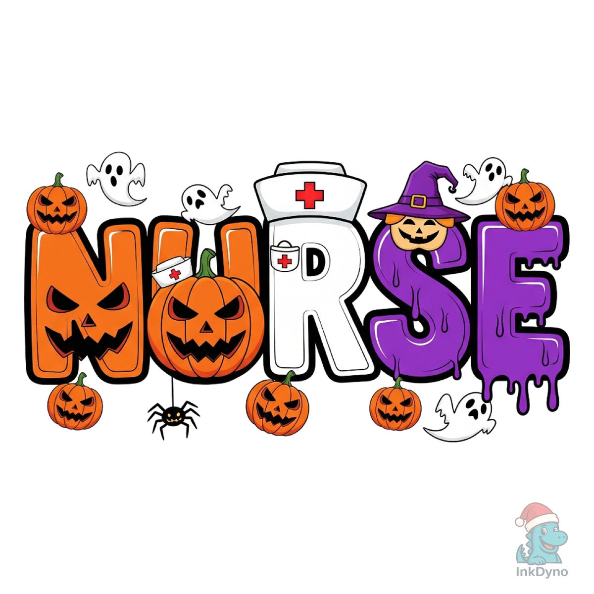 Halloween Nurse Pumpkin