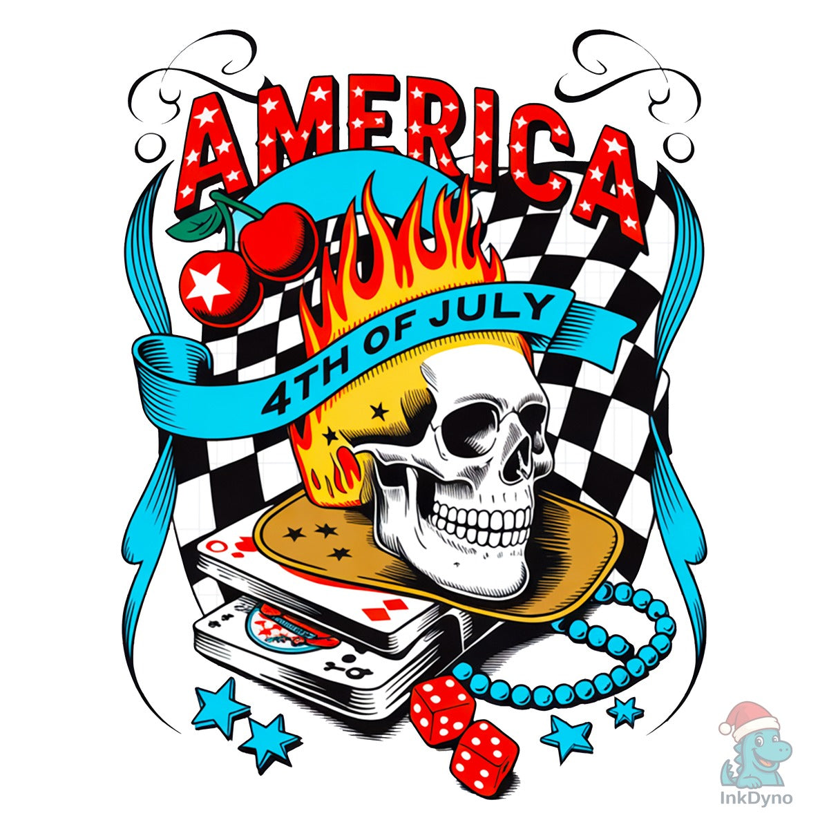 Western America Trendy 4th of July