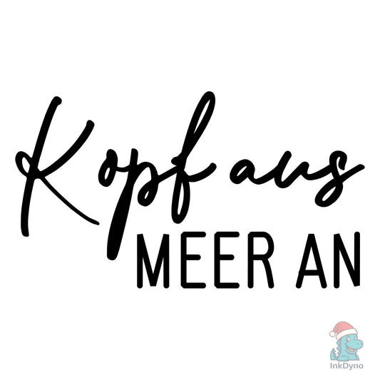 Kopf Aus Meer an - DTF Transfer