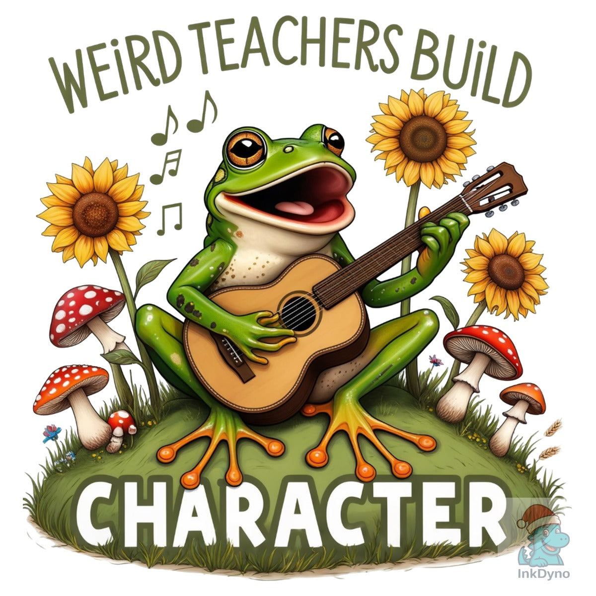 Funny Frog Teacher Sublimation