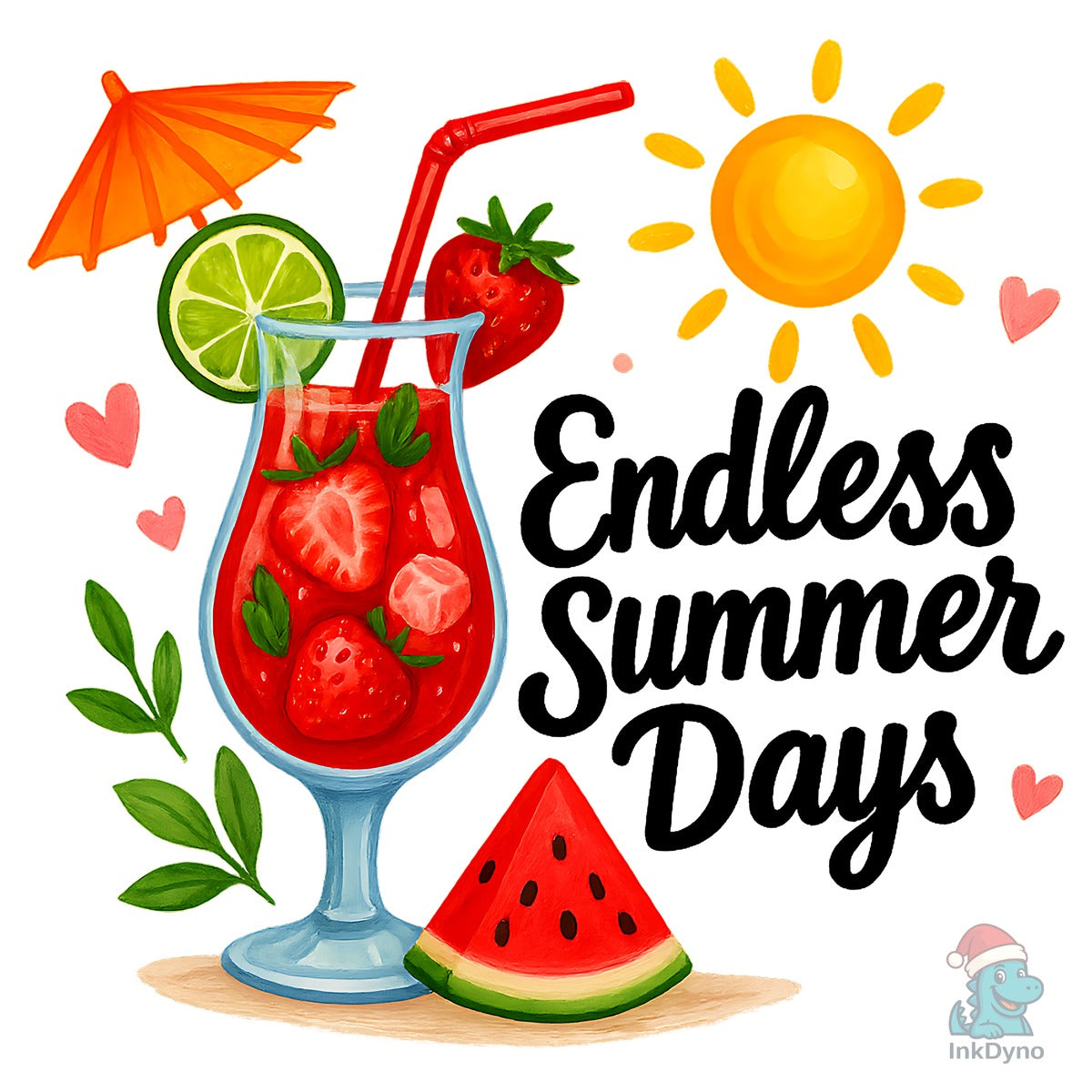 Endless Summer Days T-Shirt Design