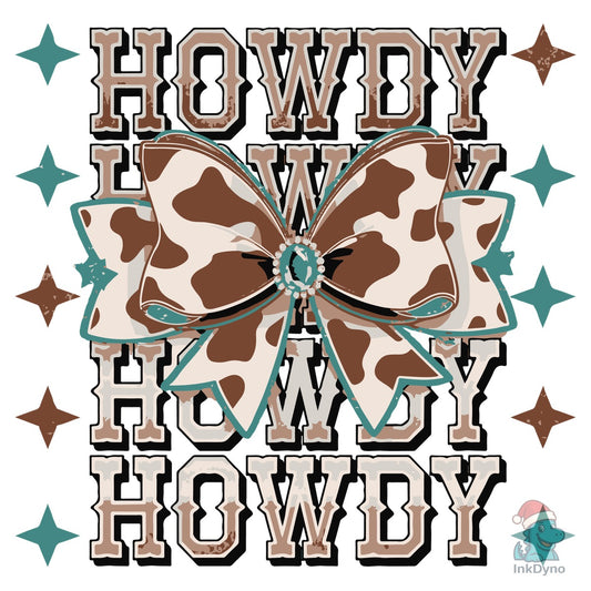 Howdy Coquette Cow - DTF Transfer
