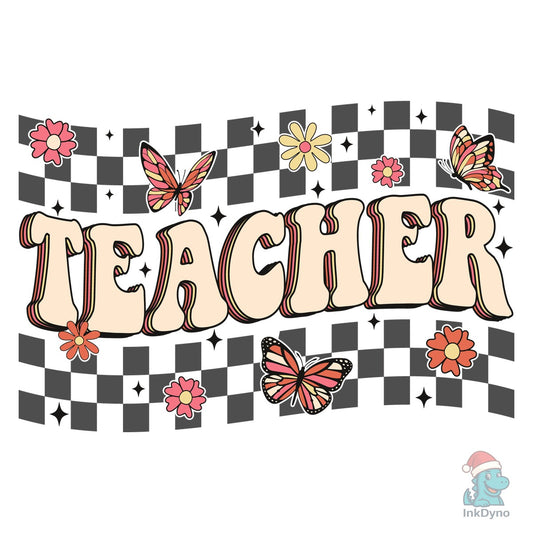 Retro Teacher Back to School - DTF Transfer