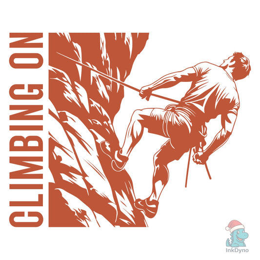 Rock Climbing T-shirt Design - DTF Transfer