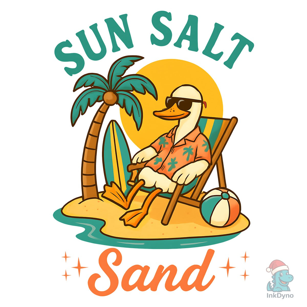 Sun Salt Sand T-Shirt Design