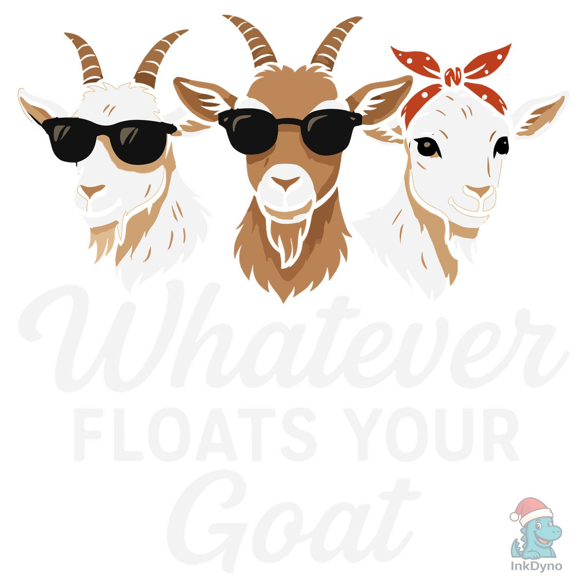 Funny Cool Goat Lover T-Shirt Design