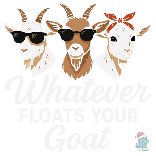 Funny Cool Goat Lover T-Shirt Design - DTF Transfer