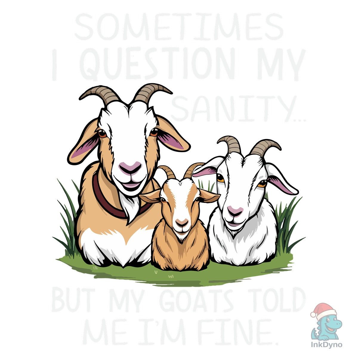 Funny Goat Lover Quote T-Shirt Design
