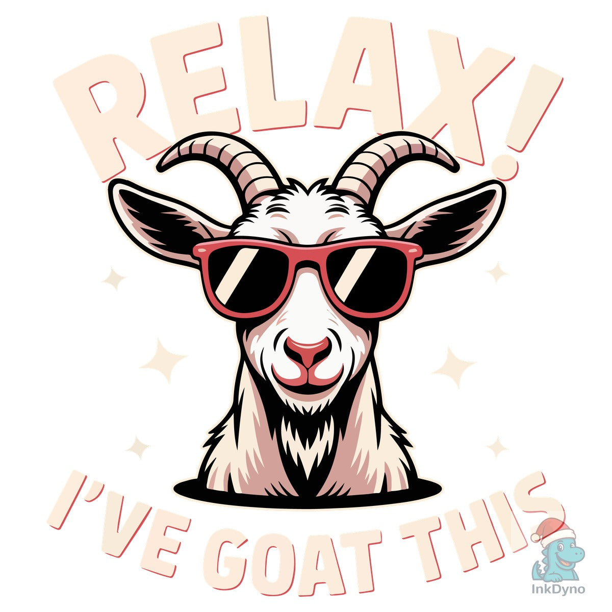 Goat Wearing Sunglasses T-Shirt Graphic