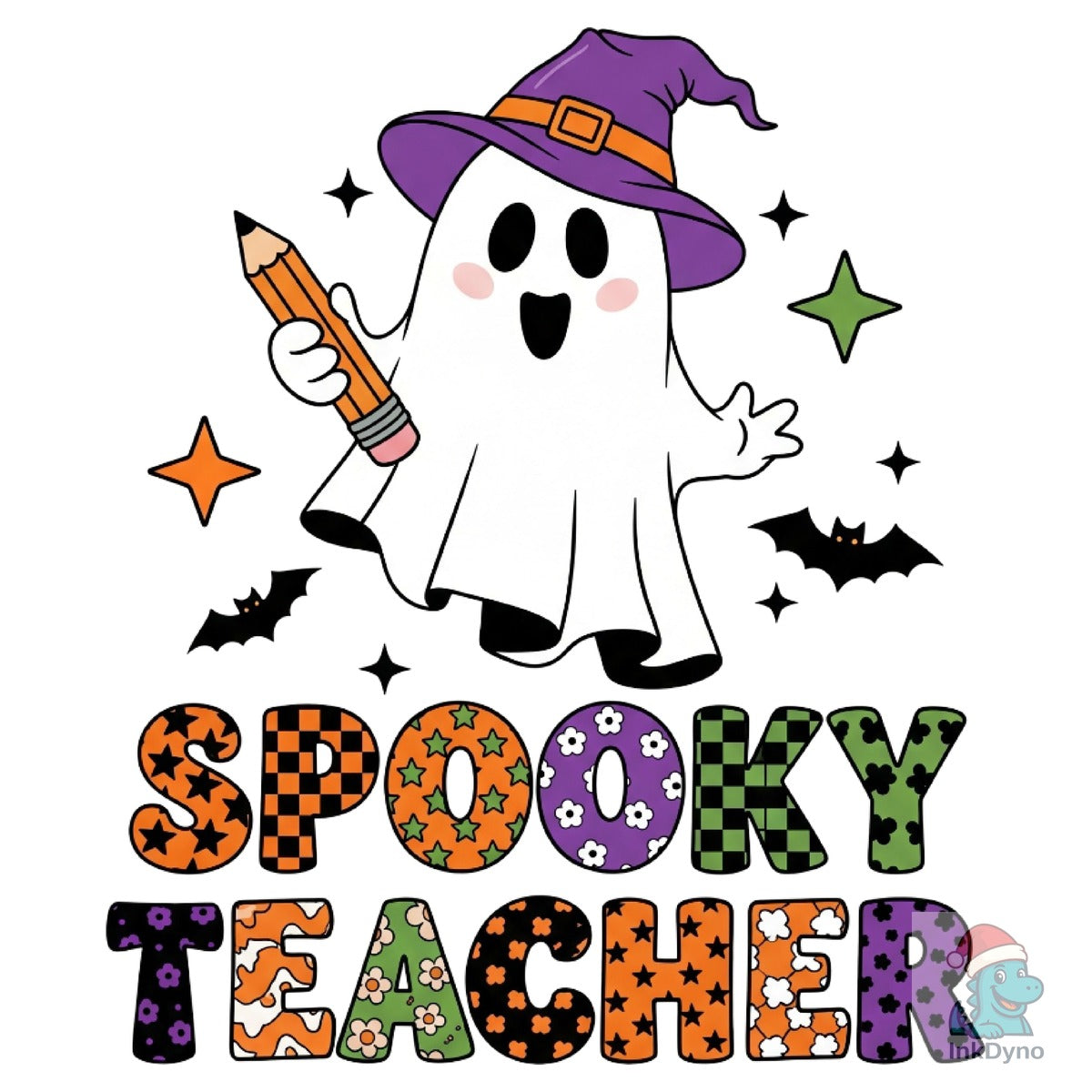 Spooky Teacher Halloween Ghost