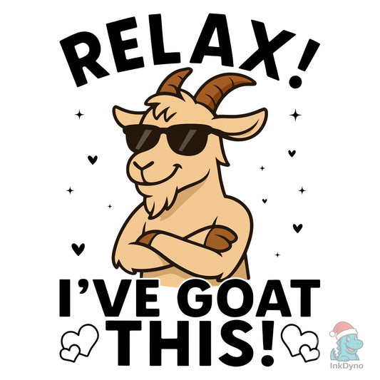 Funny Goat Cartoon Animal T-Shirt - DTF Transfer