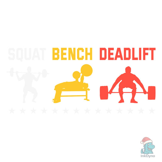 Powerlift Squat Deadlift Weightlifting - DTF Transfer