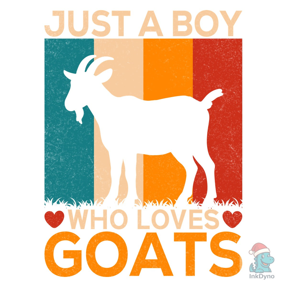 Retro Silhouette Goat Lover T-Shirt