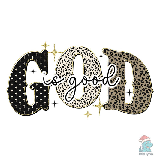 God is Good Bible Verse - DTF Transfer