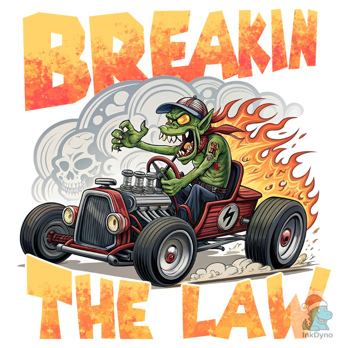 Breakin the Law T-Shirt Design
