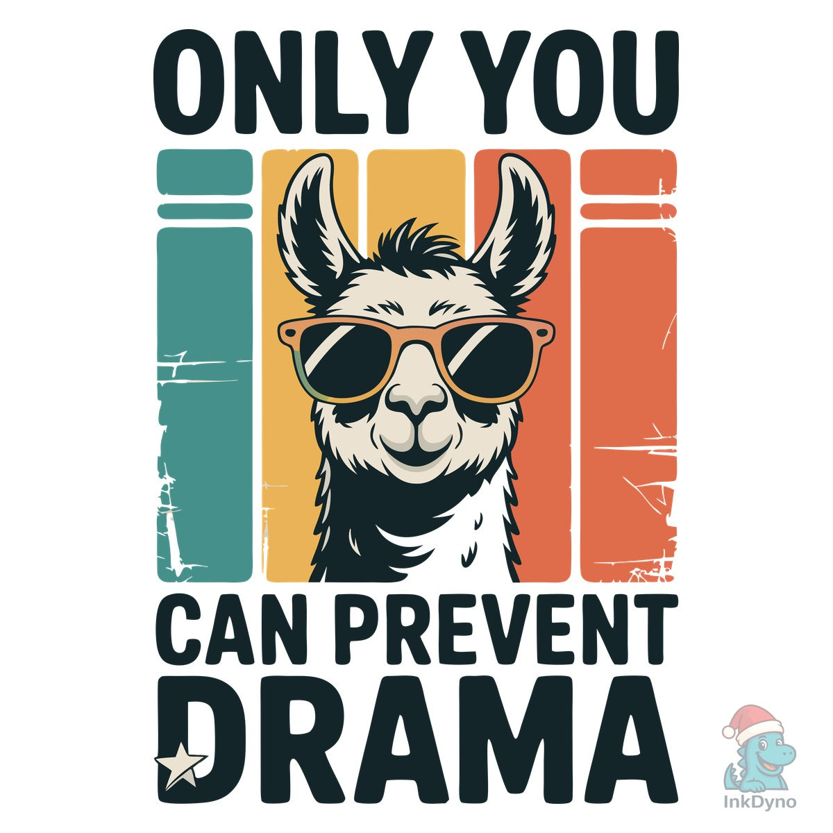 Funny Llama Sunglasses Drama Prevention