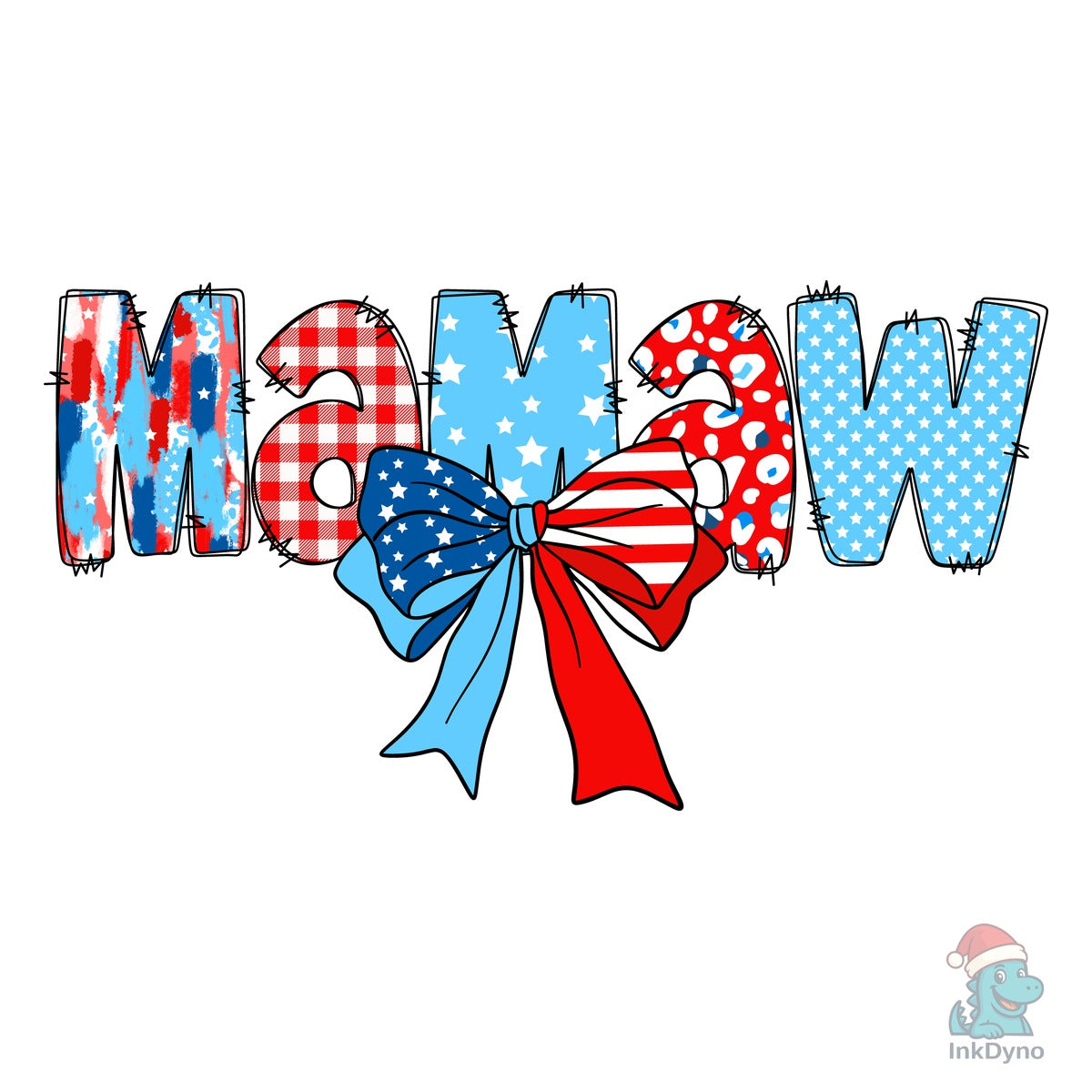Coquette 4th of July Mamaw