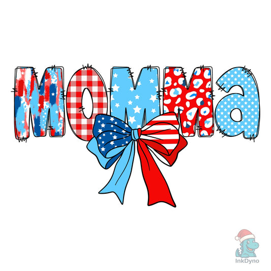 Coquette 4th of July Momma - DTF Transfer