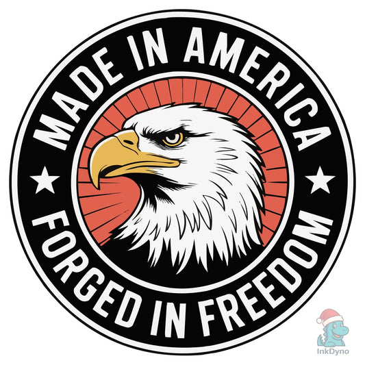 Made in America Eagle Emblem - DTF Transfer