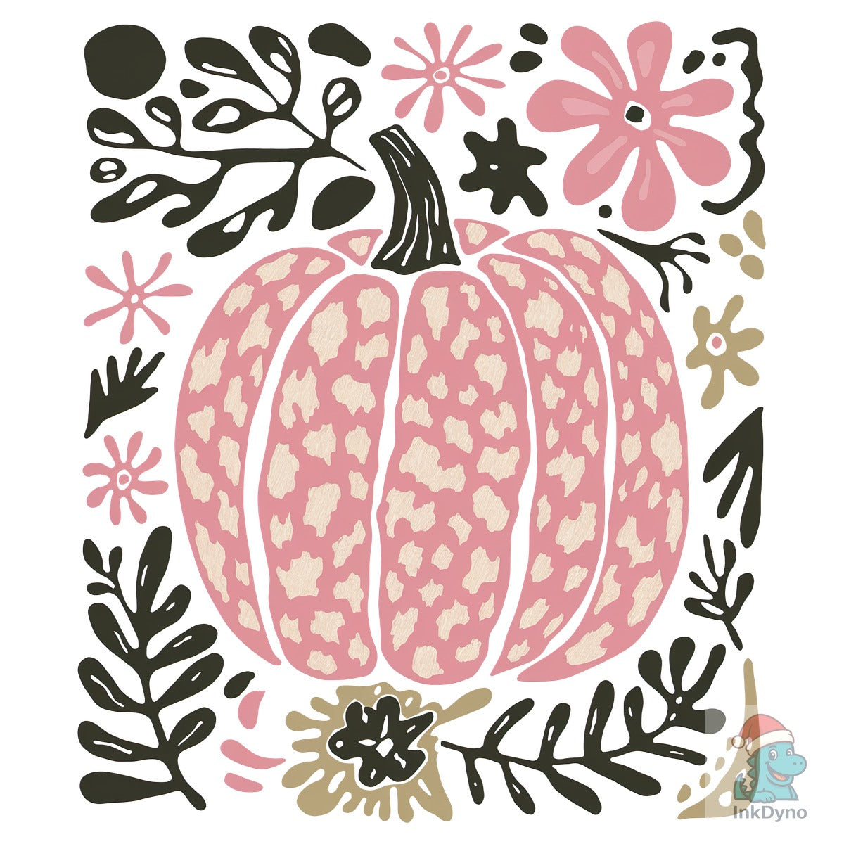Boho Fall Leopard Pumpkin