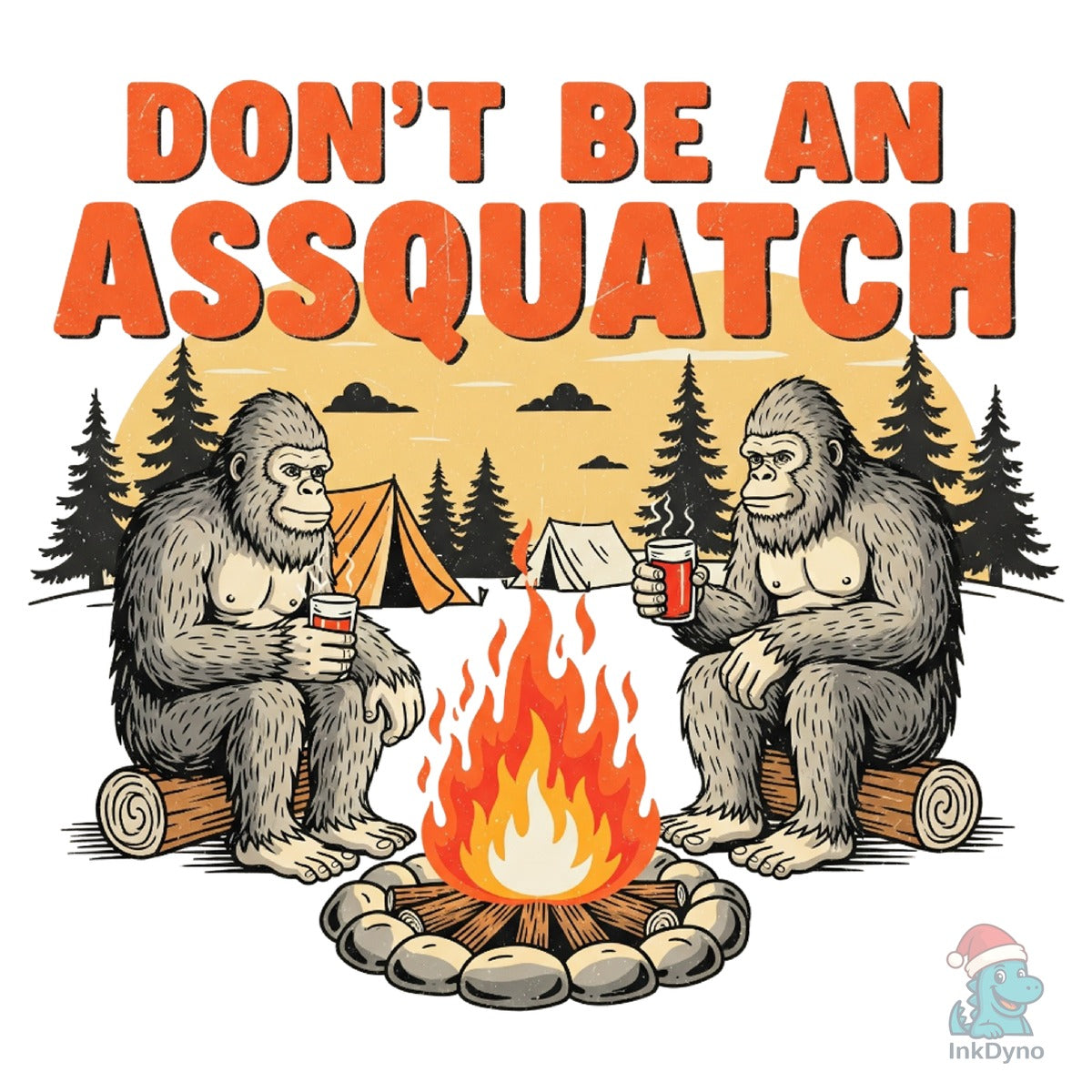 Funny Camping Hiking