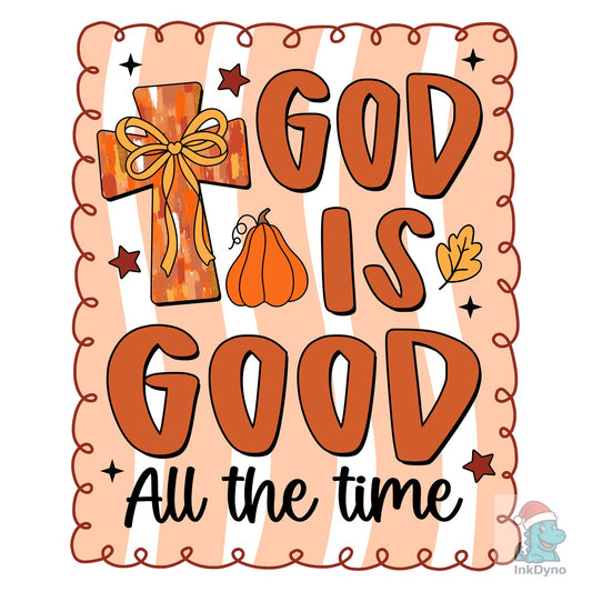 God is Good Fall Christian - DTF Transfer