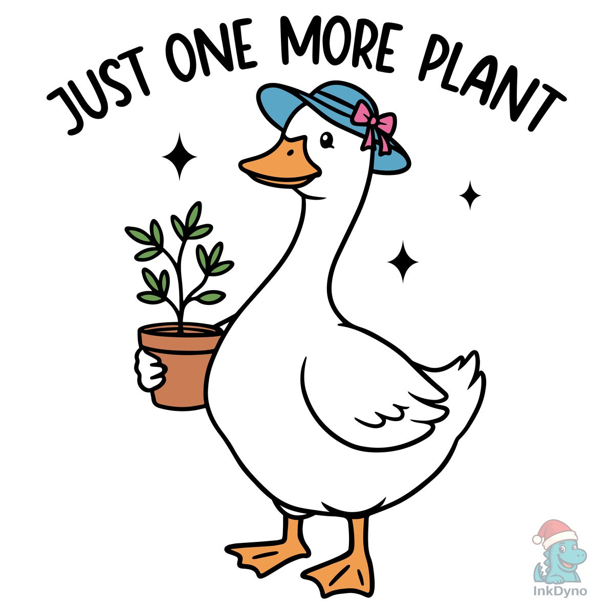 Just One More Plant Funny Goose