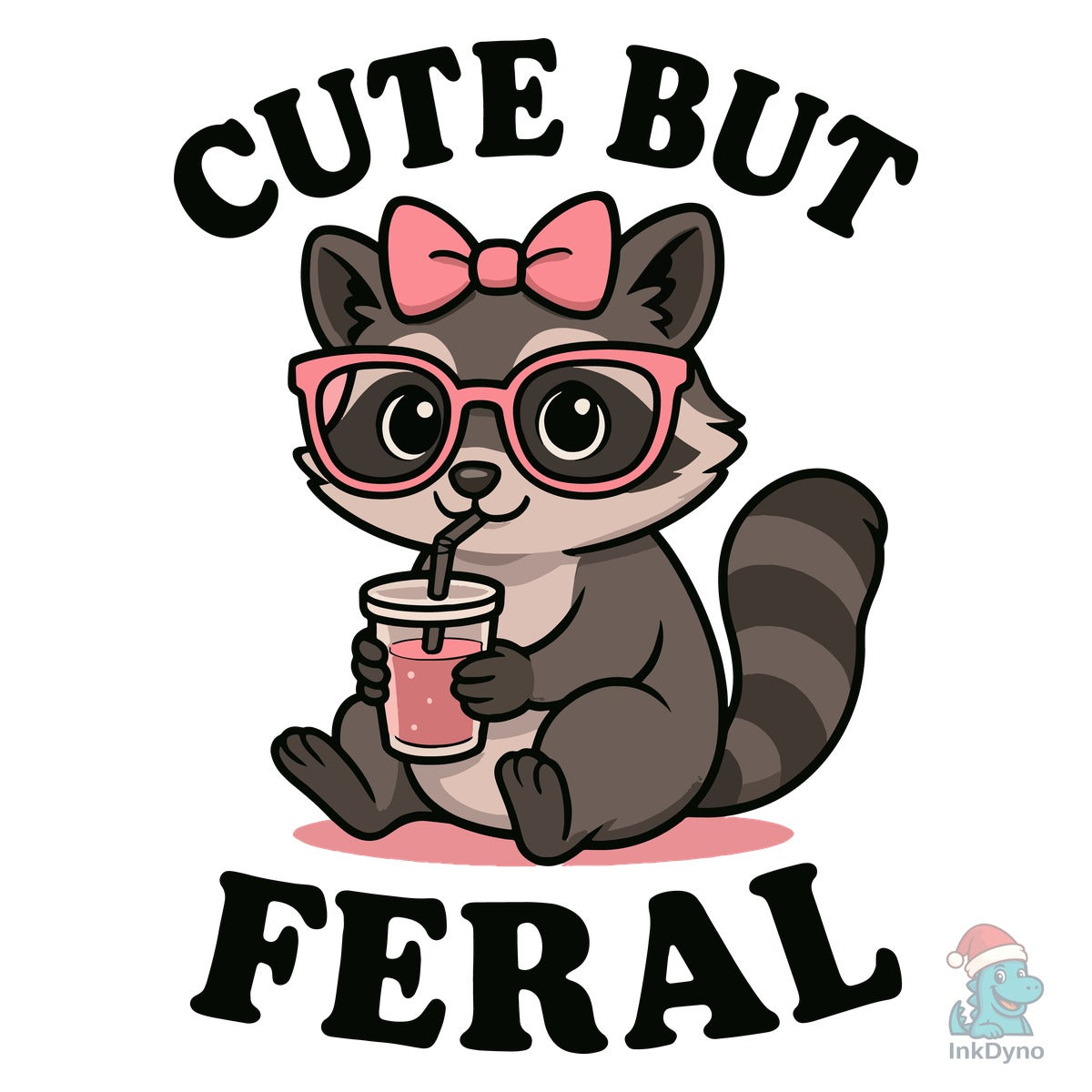 Cute but Feral Raccoon T-Shirt