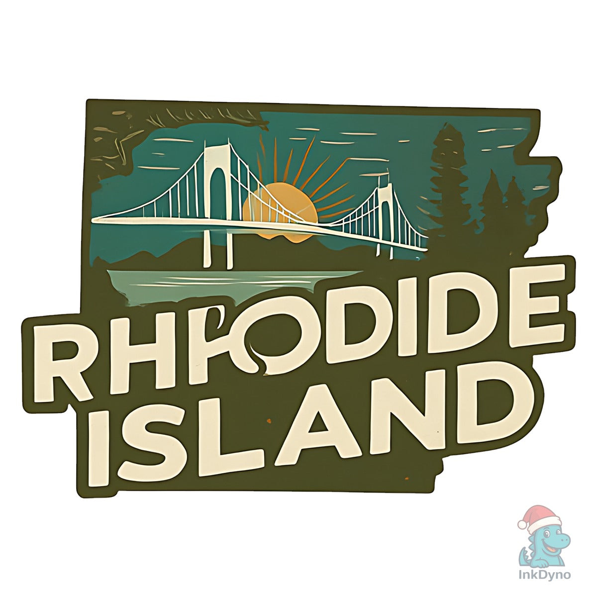 Rhode Island State Map