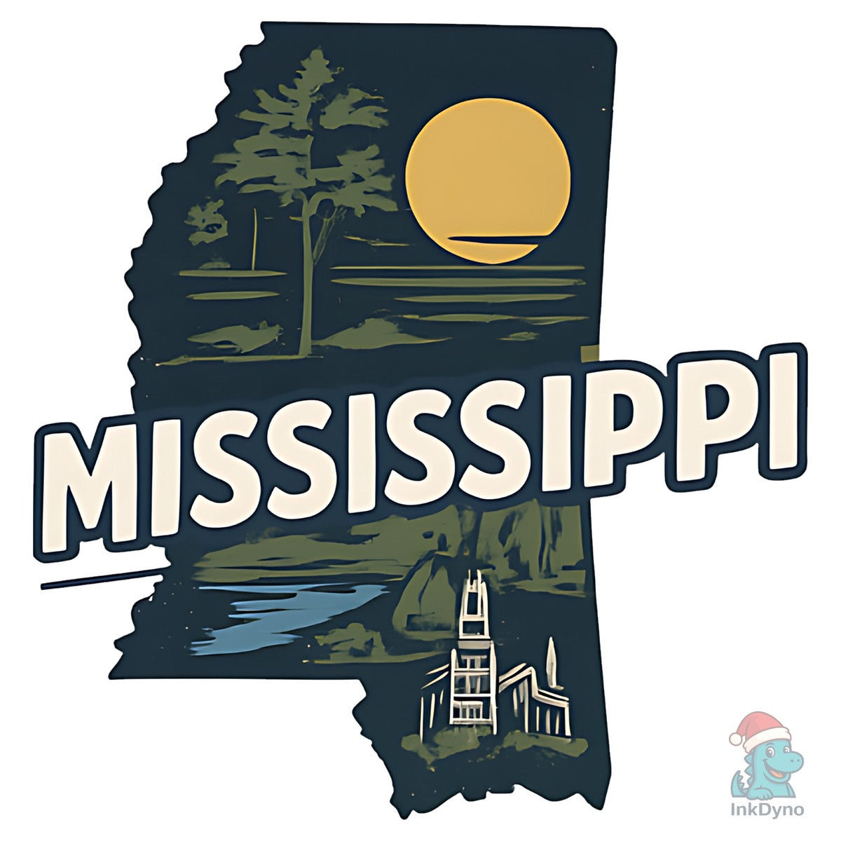 Mississippi State Map