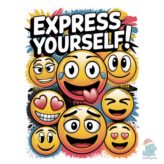 Express Yourself World Emoji Day - DTF Transfer