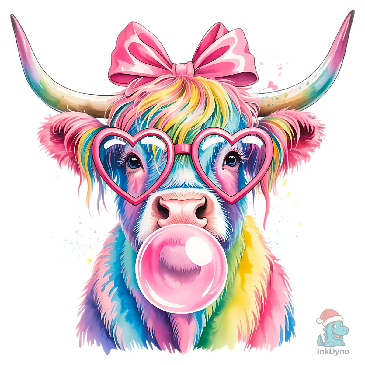 Fabulous Rainbow Highland Cow Farm